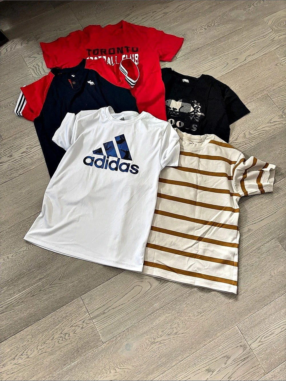 Kids Short Sleeve Shirt Lot in Black & White
